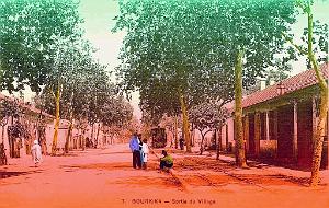 Bourkika - Sortie du village